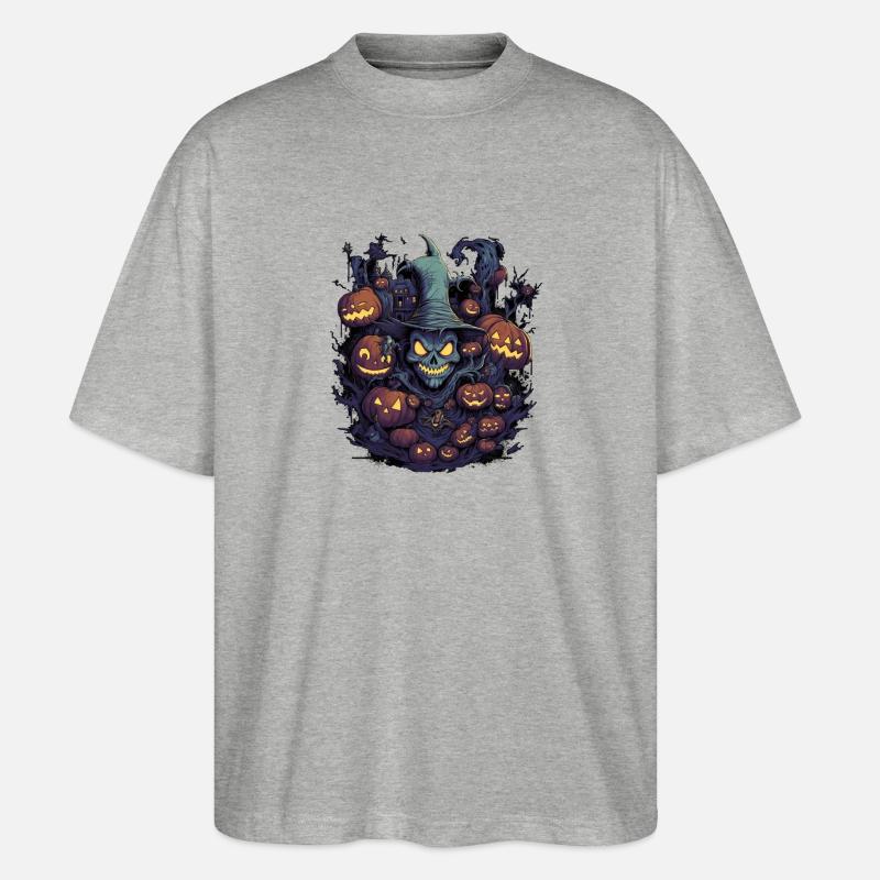 Halloween - Stanley/Stella Oversized Unisex Bio T-Shirt Blaster 2.0 - Grau meliert