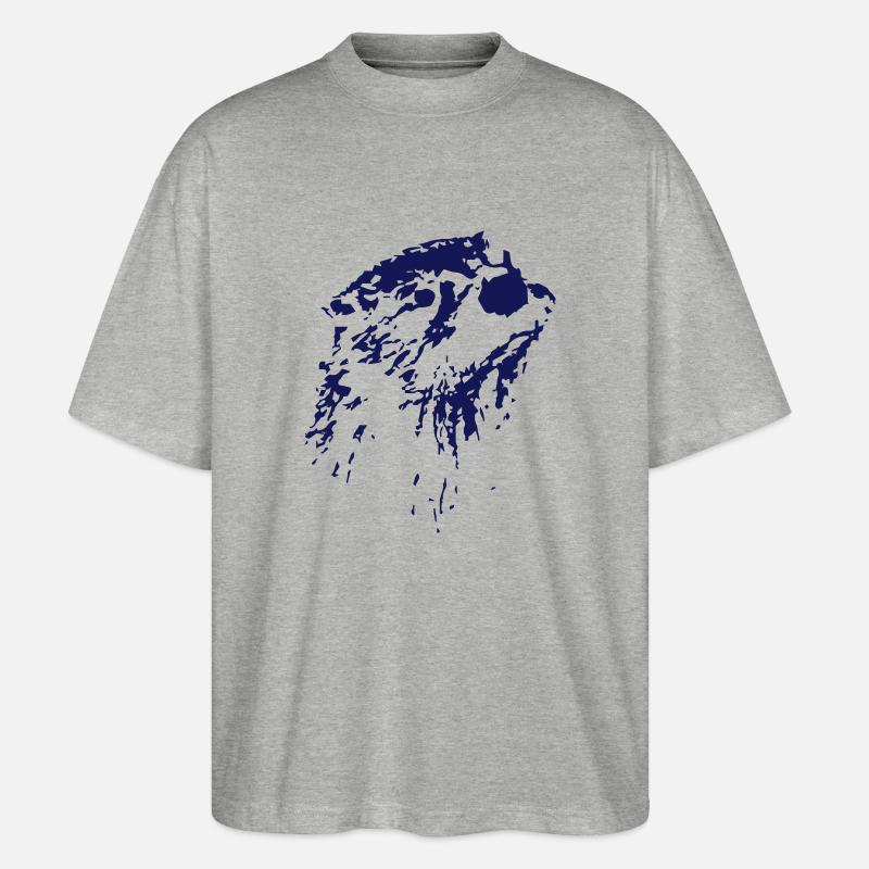 Tout simplement Otter - T-shirt bio Blaster 2.0 coupe oversize Stanley/Stella Unisexe - gris chiné
