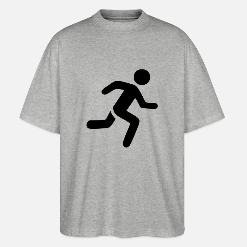 Jogger - Stanley/Stella Oversized Unisex Bio T-Shirt Blaster 2.0 - Grau meliert