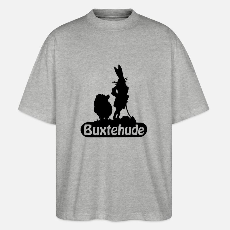 Buxtehude - Stanley/Stella Oversized Unisex Bio T-Shirt Blaster 2.0 - Grau meliert