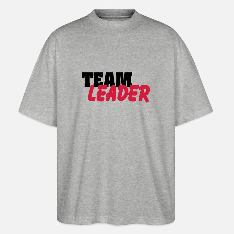 Team Leader - T-shirt bio Blaster 2.0 coupe oversize Stanley/Stella Unisexe - gris chiné