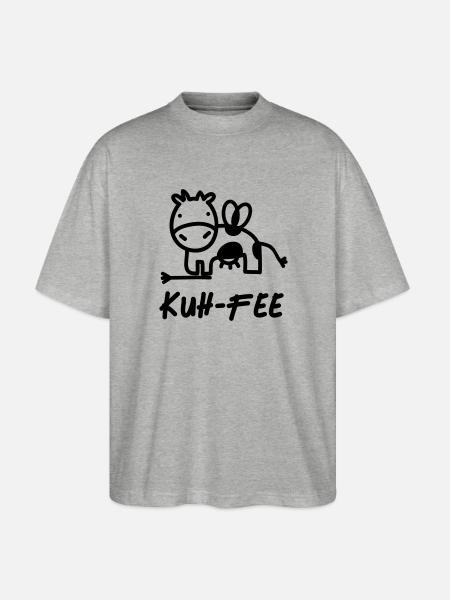 Kuh Fee - Stanley/Stella Oversized Unisex Bio T-Shirt Blaster 2.0 - Grau meliert
