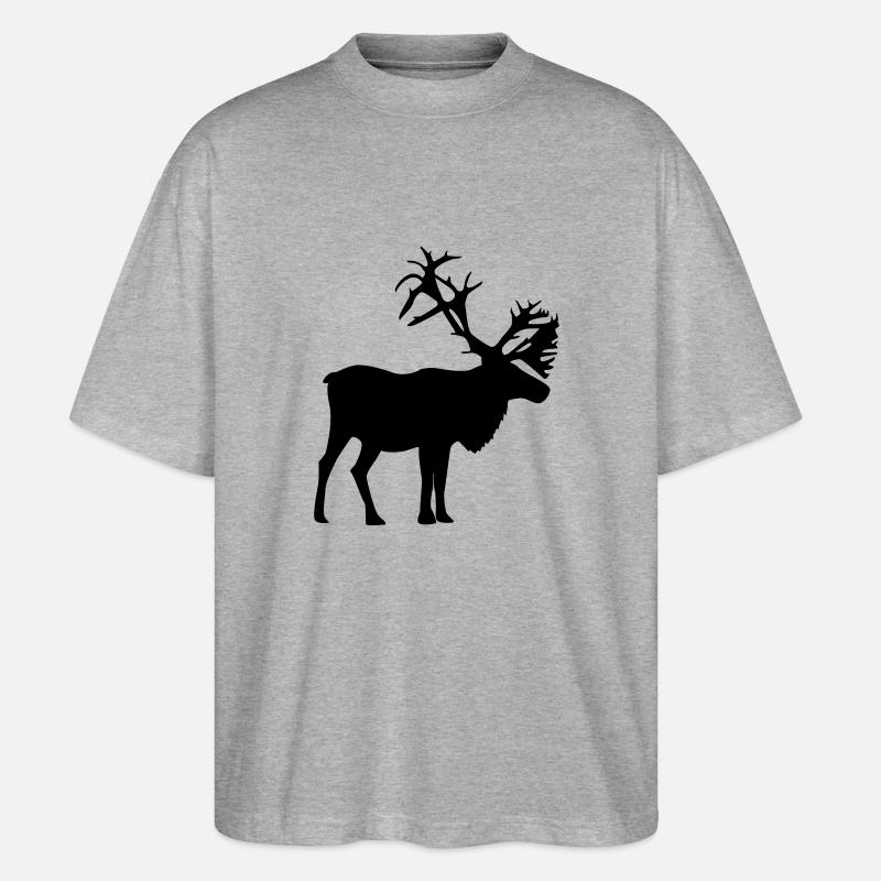 Karibus - Stanley/Stella Oversized Unisex Bio T-Shirt Blaster 2.0 - Grau meliert