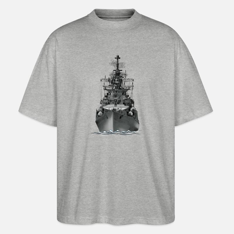Schiff - Stanley/Stella Oversized Unisex Bio T-Shirt Blaster 2.0 - Grau meliert