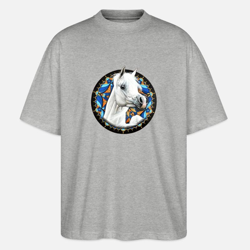 Valack - Stanley/Stella Oversized Unisex Bio T-Shirt Blaster 2.0 - Grau meliert