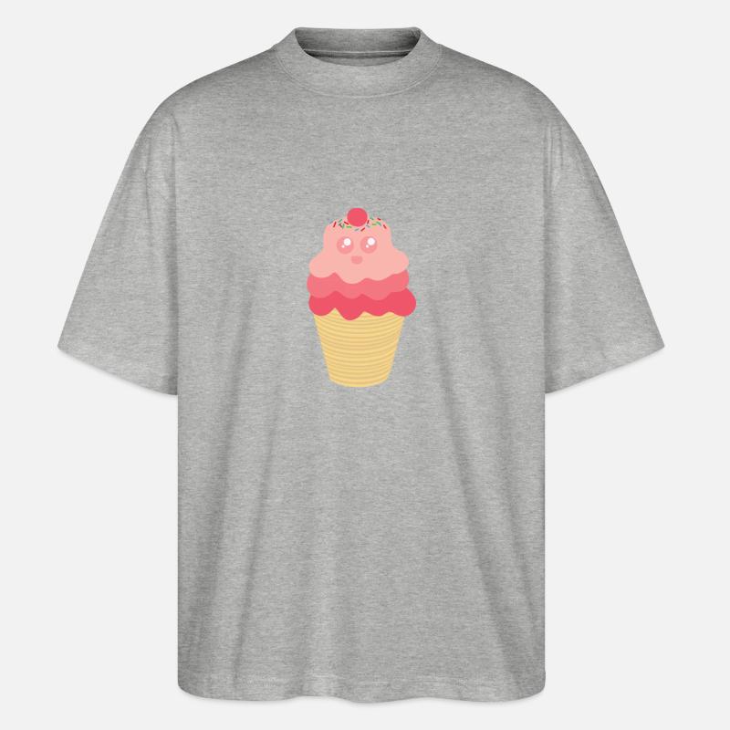Eis Ice - Stanley/Stella Oversized Unisex Bio T-Shirt Blaster 2.0 - Grau meliert
