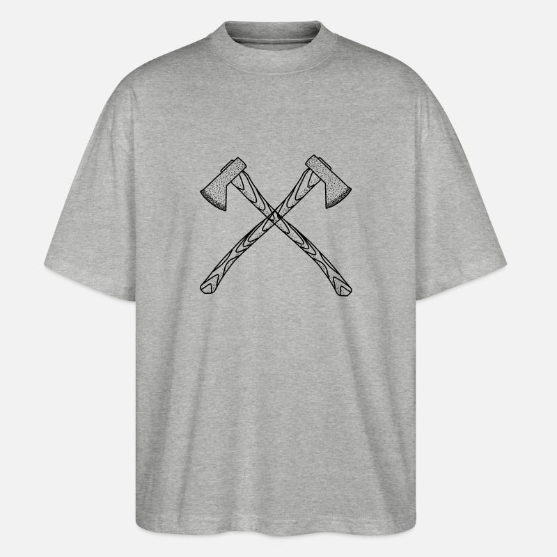 Axtstyle - T-shirt bio Blaster 2.0 coupe oversize Stanley/Stella Unisexe - gris chiné