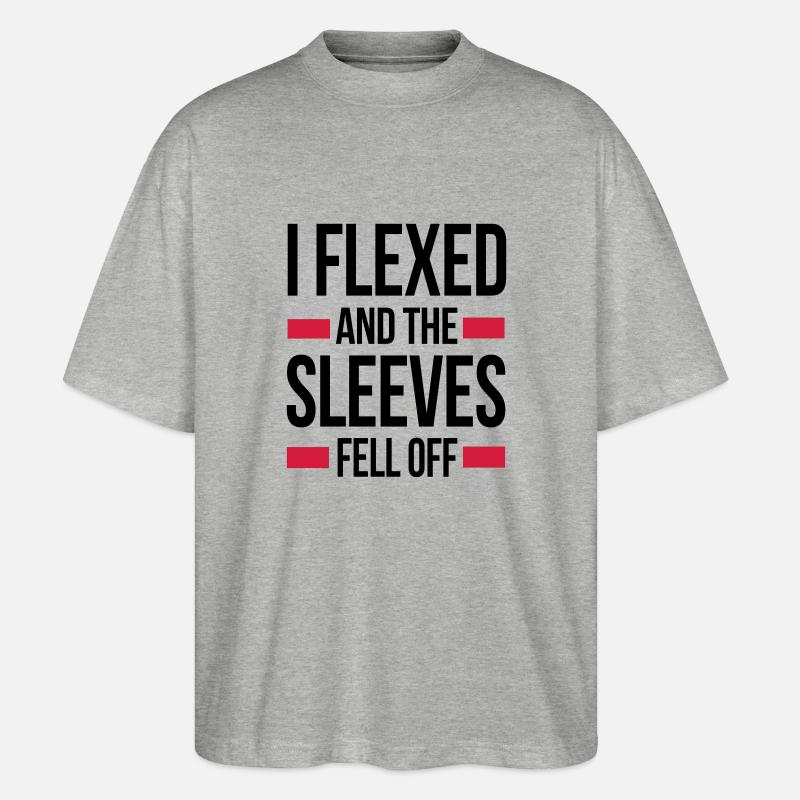 Flex - Stanley/Stella Oversized Unisex Bio T-Shirt Blaster 2.0 - Grau meliert