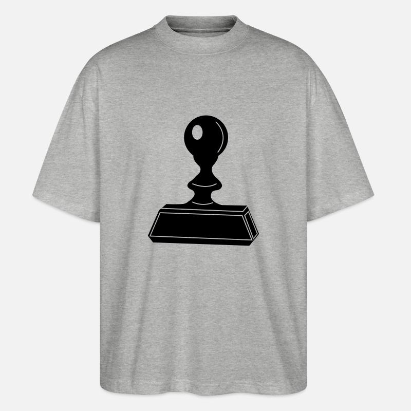 stempel - Stanley/Stella Oversized Unisex Bio T-Shirt Blaster 2.0 - Grau meliert