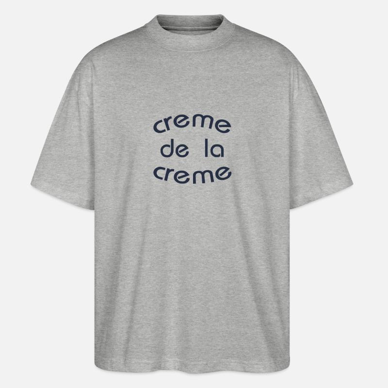 creme de la creme - T-shirt bio Blaster 2.0 coupe oversize Stanley/Stella Unisexe - gris chiné