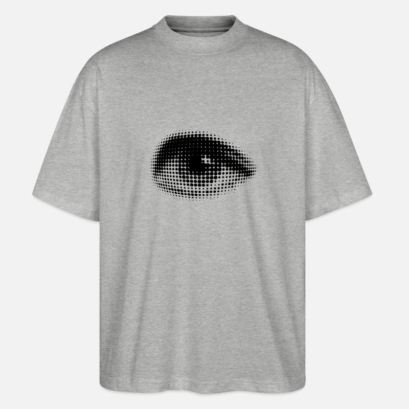 Eye - Stanley/Stella Oversized Unisex Bio T-Shirt Blaster 2.0 - Grau meliert