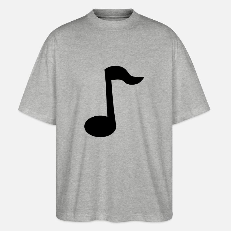 Note - T-shirt bio Blaster 2.0 coupe oversize Stanley/Stella Unisexe - gris chiné