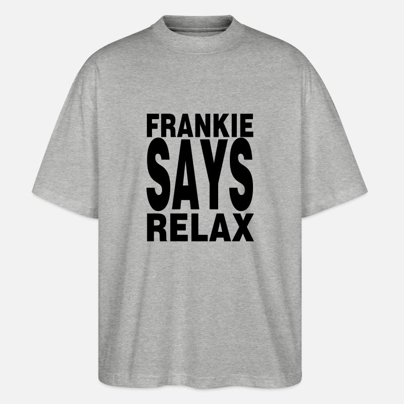 frankie_relax - Stanley/Stella Oversized Unisex Bio T-Shirt Blaster 2.0 - Grau meliert