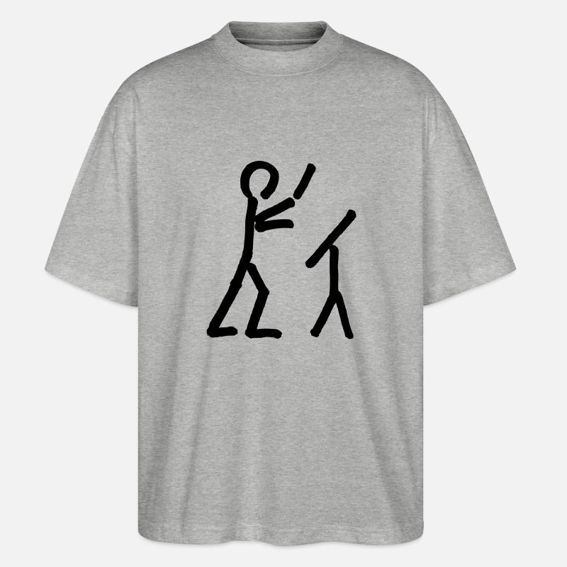 Dirigent an Dirigierpult - Stanley/Stella Oversized Unisex Bio T-Shirt Blaster 2.0 - Grau meliert