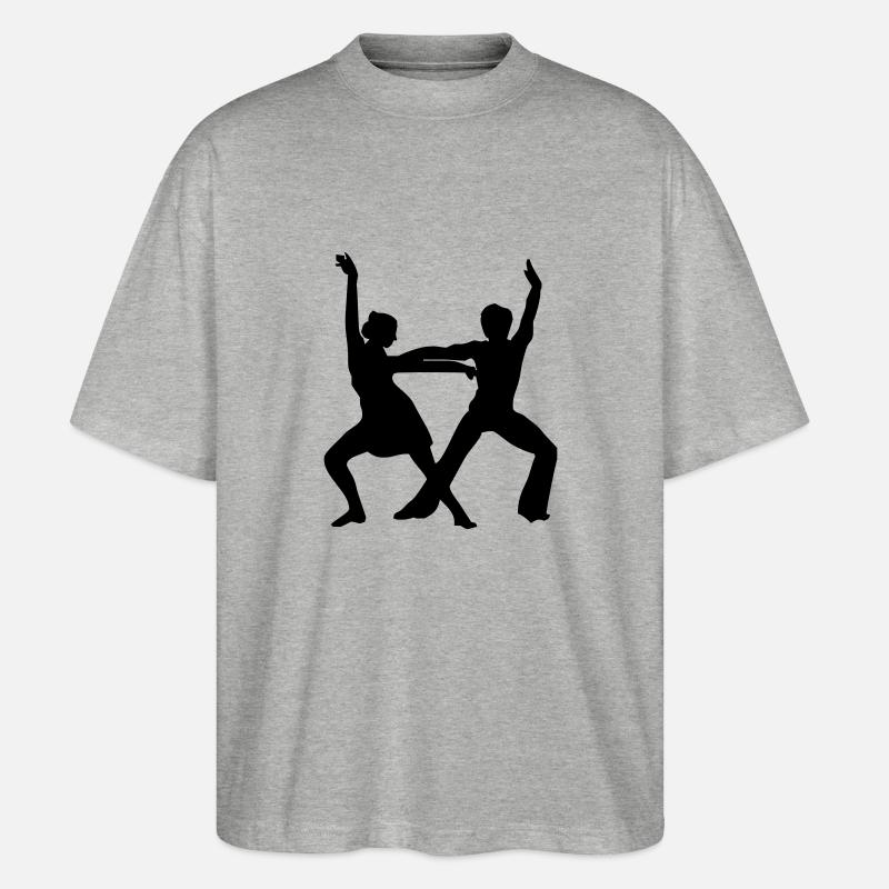 Danse, danse, danse - T-shirt bio Blaster 2.0 coupe oversize Stanley/Stella Unisexe - gris chiné