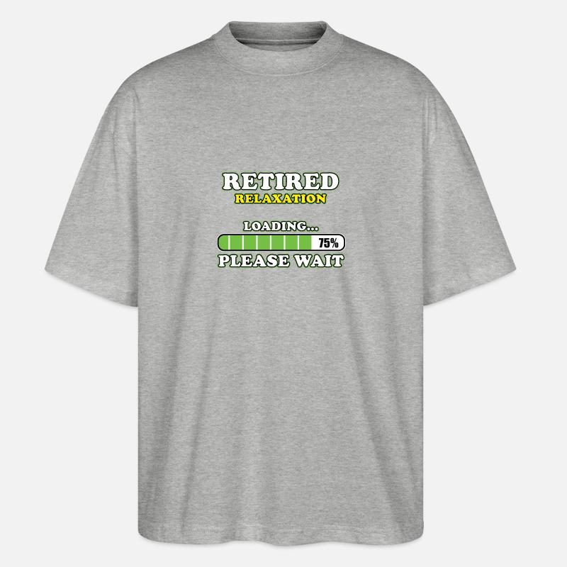 Retired Loading - Stanley/Stella Oversized Unisex Organic T-shirt Blaster 2.0 - heather grey