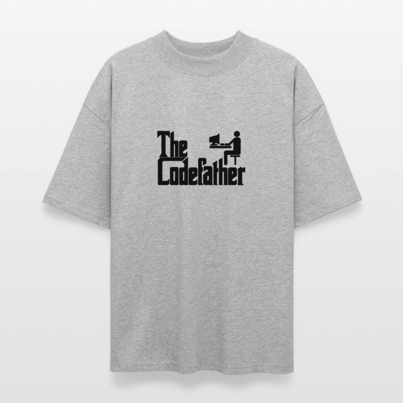 Le cadeau de codage PC Codefather Programmer T-shirt bio Blaster 2.0 coupe oversize Stanley/Stella Unisexe