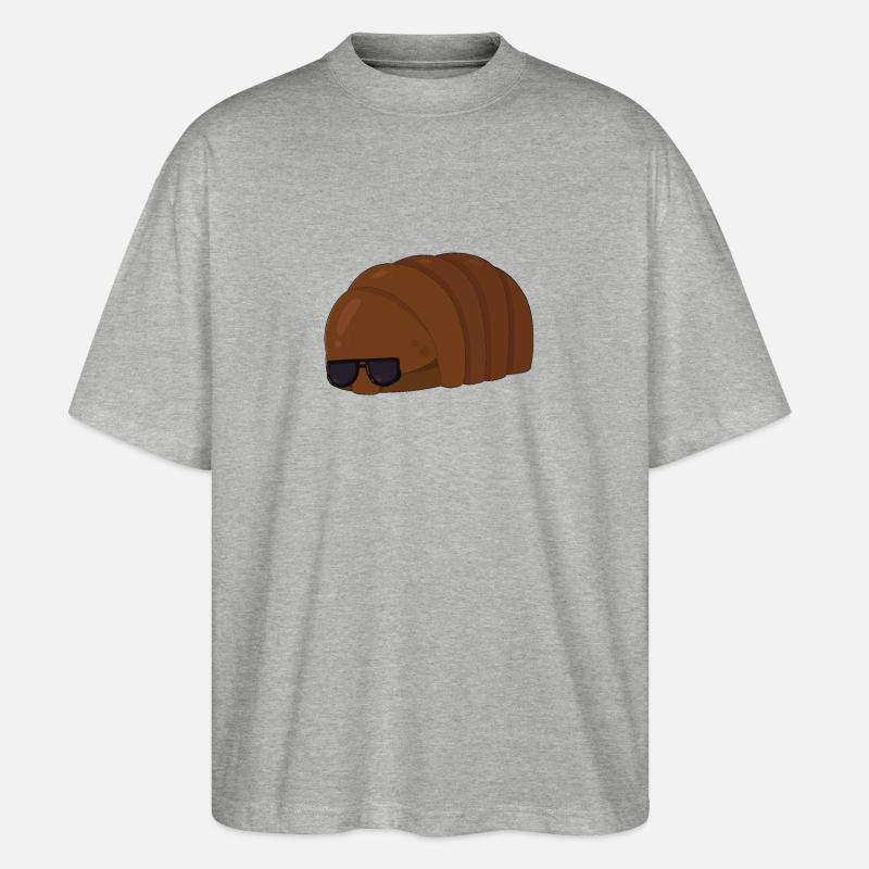 Coole Assel - Stanley/Stella Oversized Unisex Bio T-Shirt Blaster 2.0 - Grau meliert