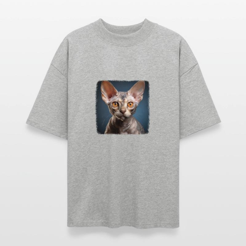 Chaton Devon Rex Chat Devon Rex T-shirt bio Blaster 2.0 coupe oversize Stanley/Stella Unisexe
