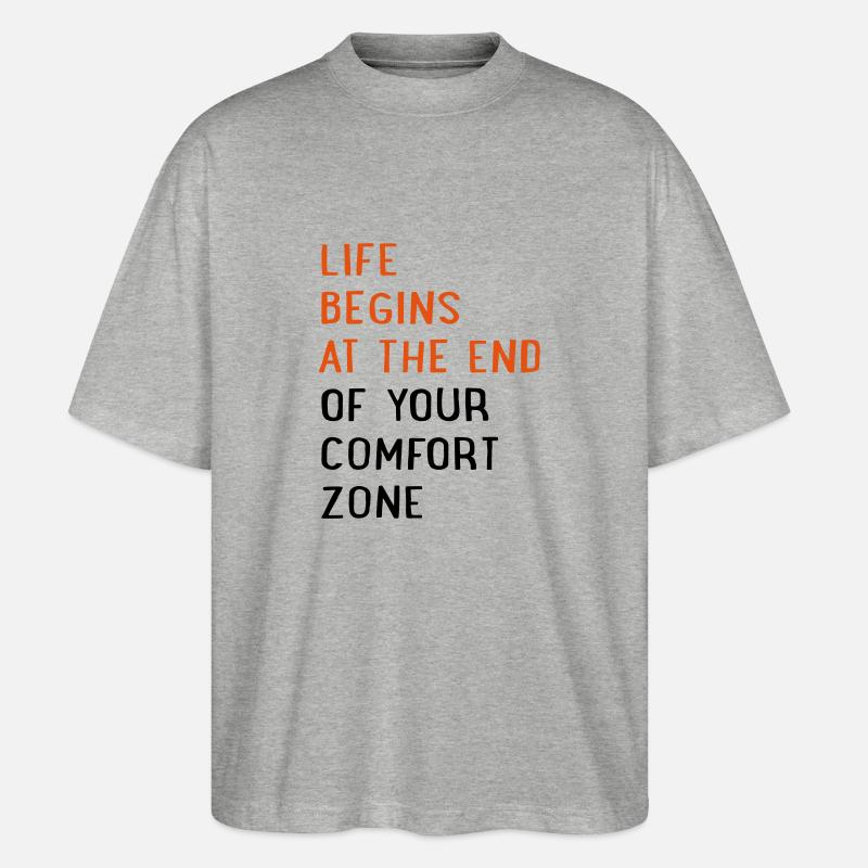 Motivation - Stanley/Stella Oversized Unisex Bio T-Shirt Blaster 2.0 - Grau meliert