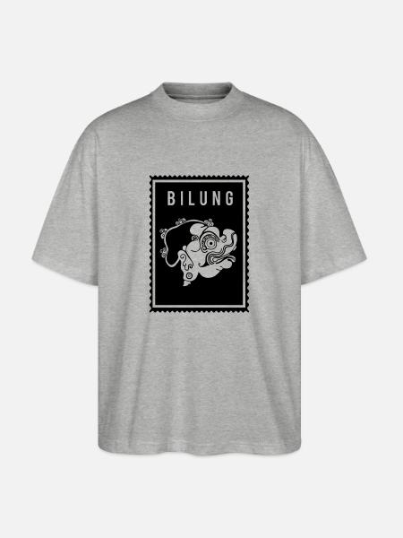 Bilung - Wayang - Stanley/Stella Oversized Unisex Organic T-shirt Blaster 2.0 - heather grey
