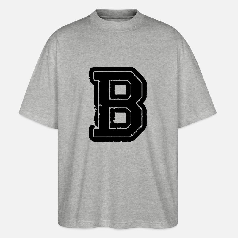 (b_01) - Stanley/Stella Oversized Unisex Bio T-Shirt Blaster 2.0 - Grau meliert