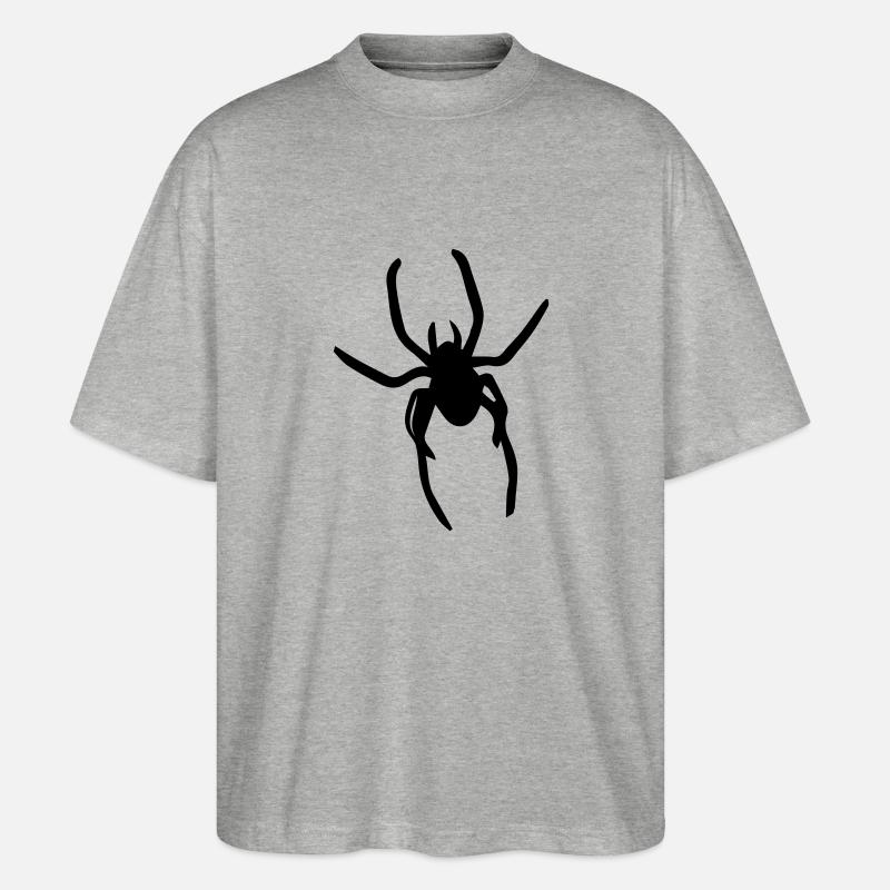 spider - Stanley/Stella Oversized Unisex Bio T-Shirt Blaster 2.0 - Grau meliert