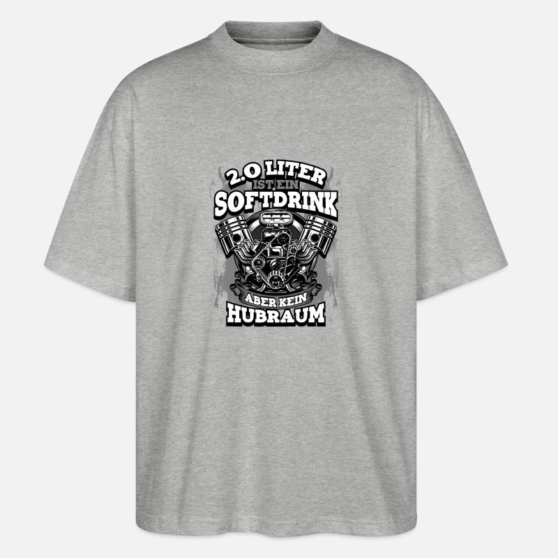 2.0 hat ein Softdrink - Stanley/Stella Oversized Unisex Bio T-Shirt Blaster 2.0 - Grau meliert