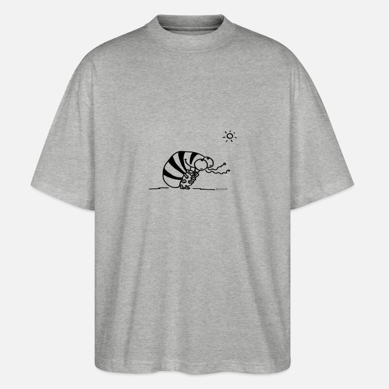 assel_schwarz - Stanley/Stella Oversized Unisex Bio T-Shirt Blaster 2.0 - Grau meliert