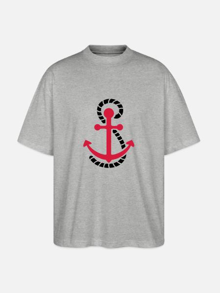 anker_f2 - Stanley/Stella Oversized Unisex Organic T-shirt Blaster 2.0 - heather grey