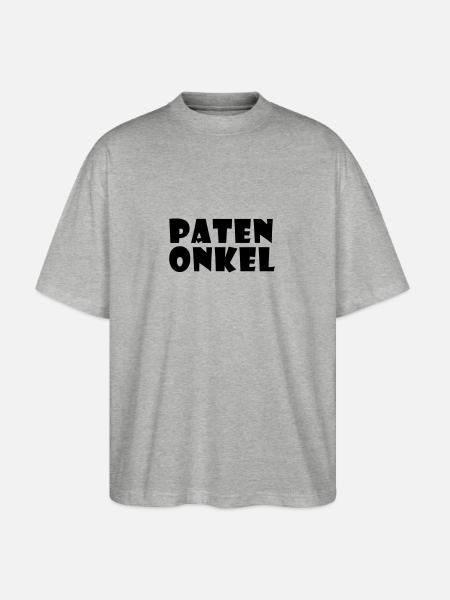 Parrain - T-shirt bio Blaster 2.0 coupe oversize Stanley/Stella Unisexe - gris chiné