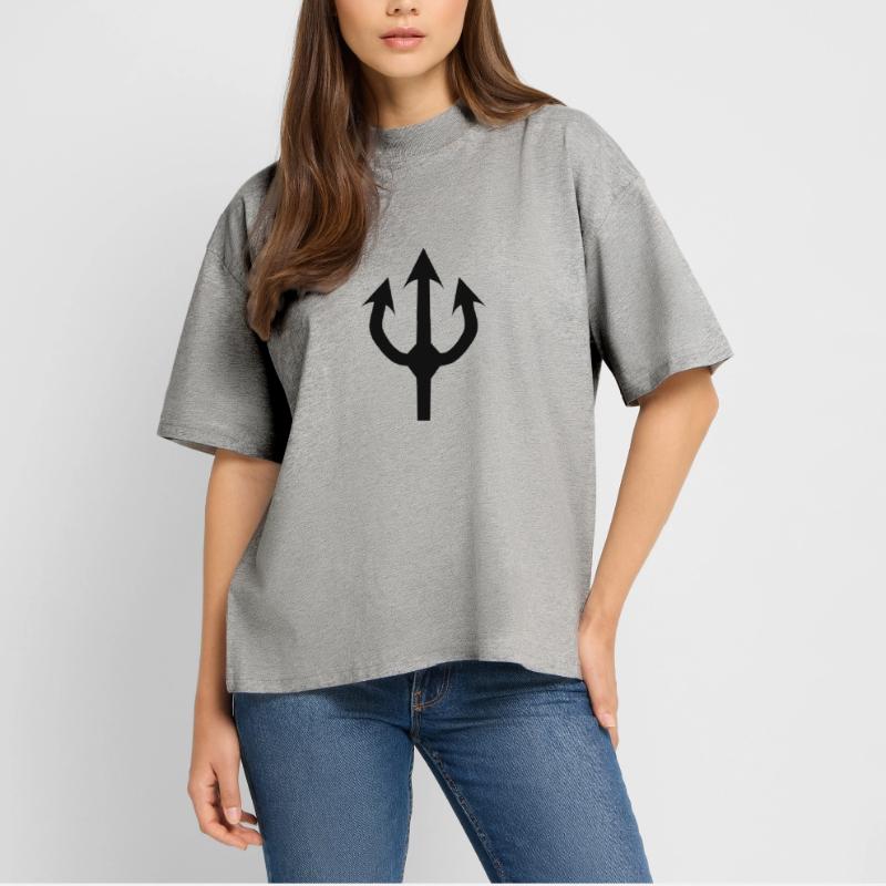 trident devil fork T-shirt bio Blaster 2.0 coupe oversize Stanley/Stella Unisexe