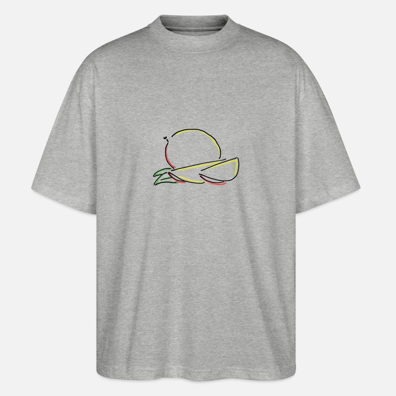 mango - Stanley/Stella Oversized Unisex Organic T-shirt Blaster 2.0 - heather grey
