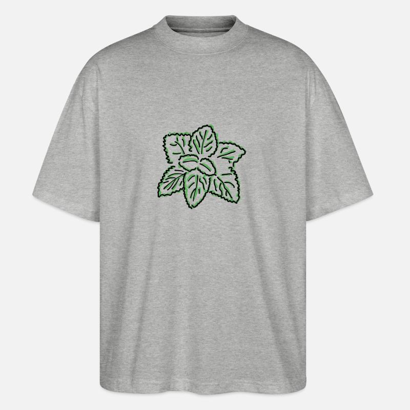 Melisse - Stanley/Stella Oversized Unisex Bio T-Shirt Blaster 2.0 - Grau meliert