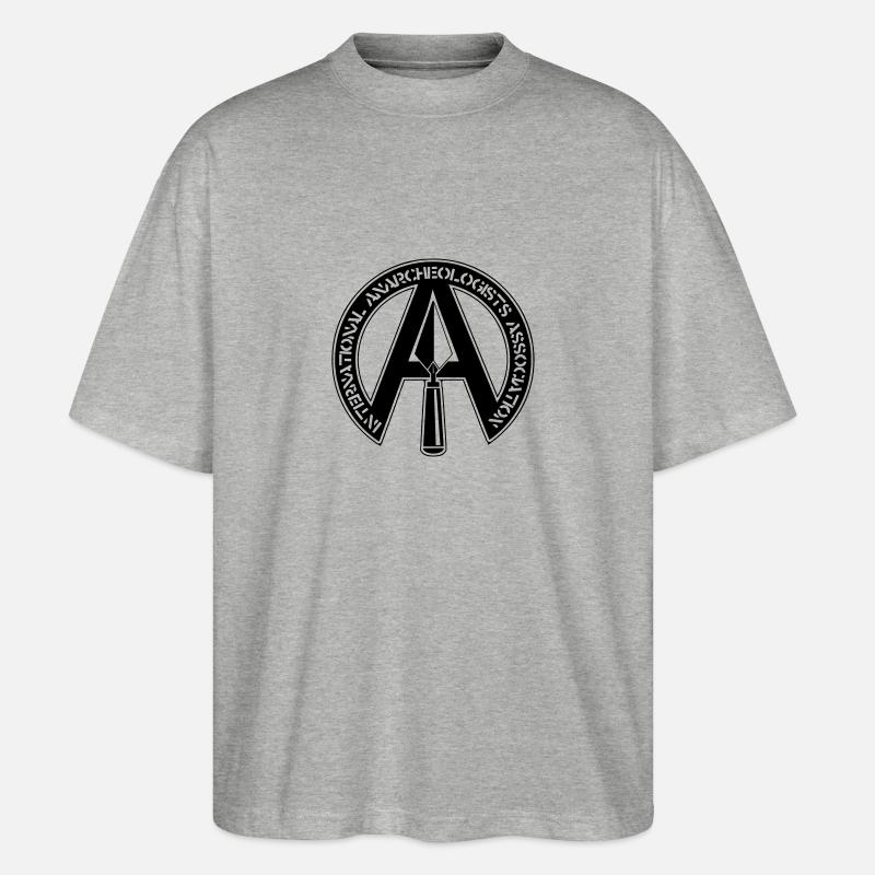IAA vek - Stanley/Stella Oversized Unisex Bio T-Shirt Blaster 2.0 - Grau meliert