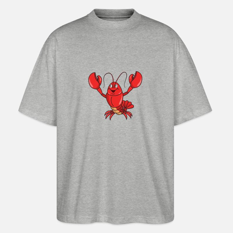 Hummer - Stanley/Stella Oversized Unisex Bio T-Shirt Blaster 2.0 - Grau meliert
