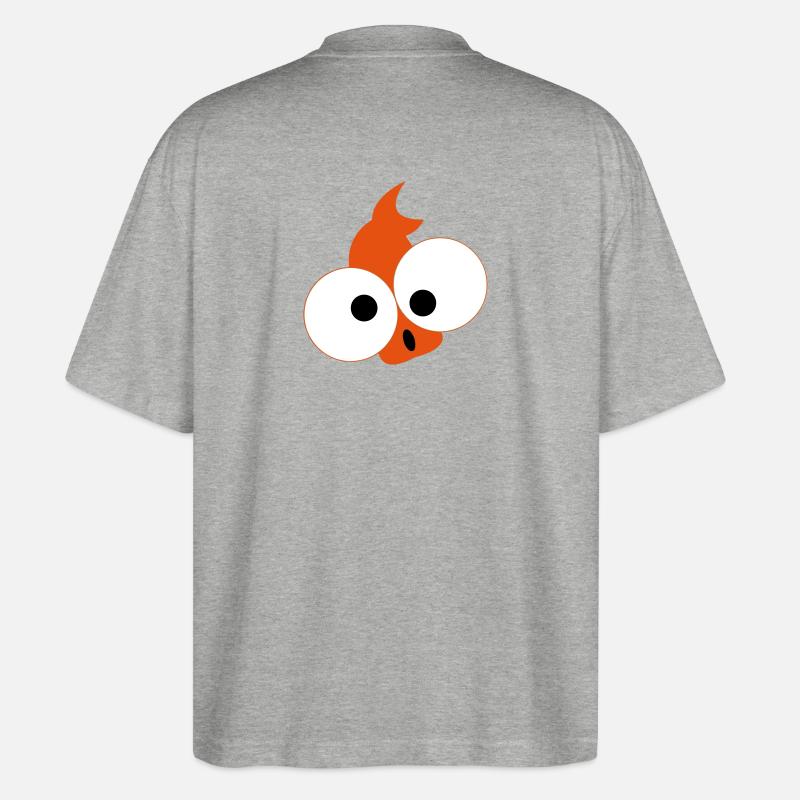 Fisch - Stanley/Stella Oversized Unisex Bio T-Shirt Blaster 2.0 - Grau meliert