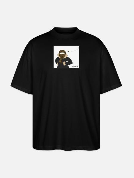 HAARSCHAL-STUDIO HAKA - Stanley/Stella Oversized Unisex Bio T-Shirt Blaster 2.0 - Schwarz