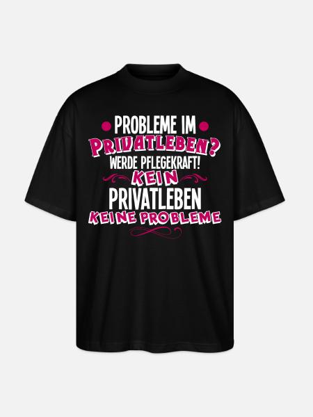 Pflegekraft - Stanley/Stella Oversized Unisex Bio T-Shirt Blaster 2.0 - Schwarz