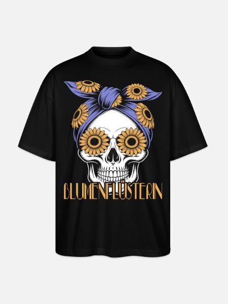 Blumenflüsterin - Garten - Stanley/Stella Oversized Unisex Bio T-Shirt Blaster 2.0 - Schwarz