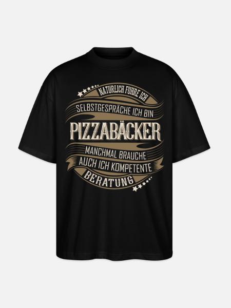 Pizzabäcker - Stanley/Stella Oversized Unisex Bio T-Shirt Blaster 2.0 - Schwarz