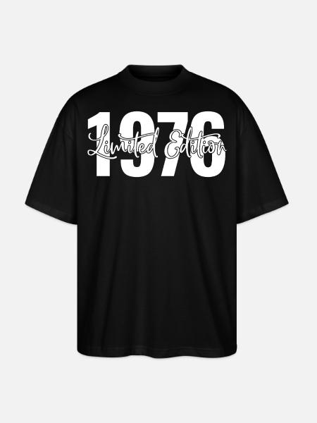 Limited edition 1976 - Stanley/Stella Oversized Unisex Bio T-Shirt Blaster 2.0 - Schwarz