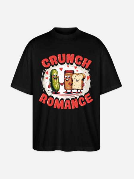Gurke Erdnussbutter Toast Crunch Romance - Stanley/Stella Oversized Unisex Bio T-Shirt Blaster 2.0 - Schwarz
