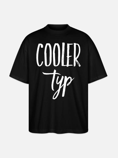 COOLER TYP - Stanley/Stella Oversized Unisex Bio T-Shirt Blaster 2.0 - Schwarz