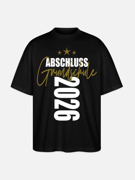 Abschluss_Grundschule_2026 - Stanley/Stella Oversized Unisex Bio T-Shirt Blaster 2.0 - Schwarz