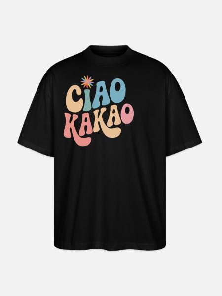 Ciao Kakao - Stanley/Stella Oversized Unisex Bio T-Shirt Blaster 2.0 - Schwarz