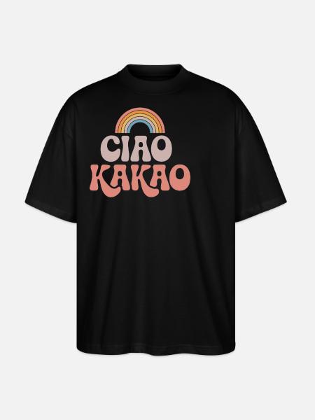 Ciao Kakao - Stanley/Stella Oversized Unisex Bio T-Shirt Blaster 2.0 - Schwarz