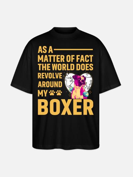 Boxer - Stanley/Stella Oversized Unisex Bio T-Shirt Blaster 2.0 - Schwarz