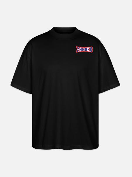Zagreb, moj grad. - Stanley/Stella Oversized Unisex Bio T-Shirt Blaster 2.0 - Schwarz