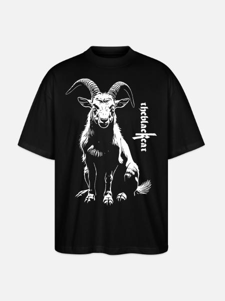 Ziegenbock - Stanley/Stella Oversized Unisex Bio T-Shirt Blaster 2.0 - Schwarz